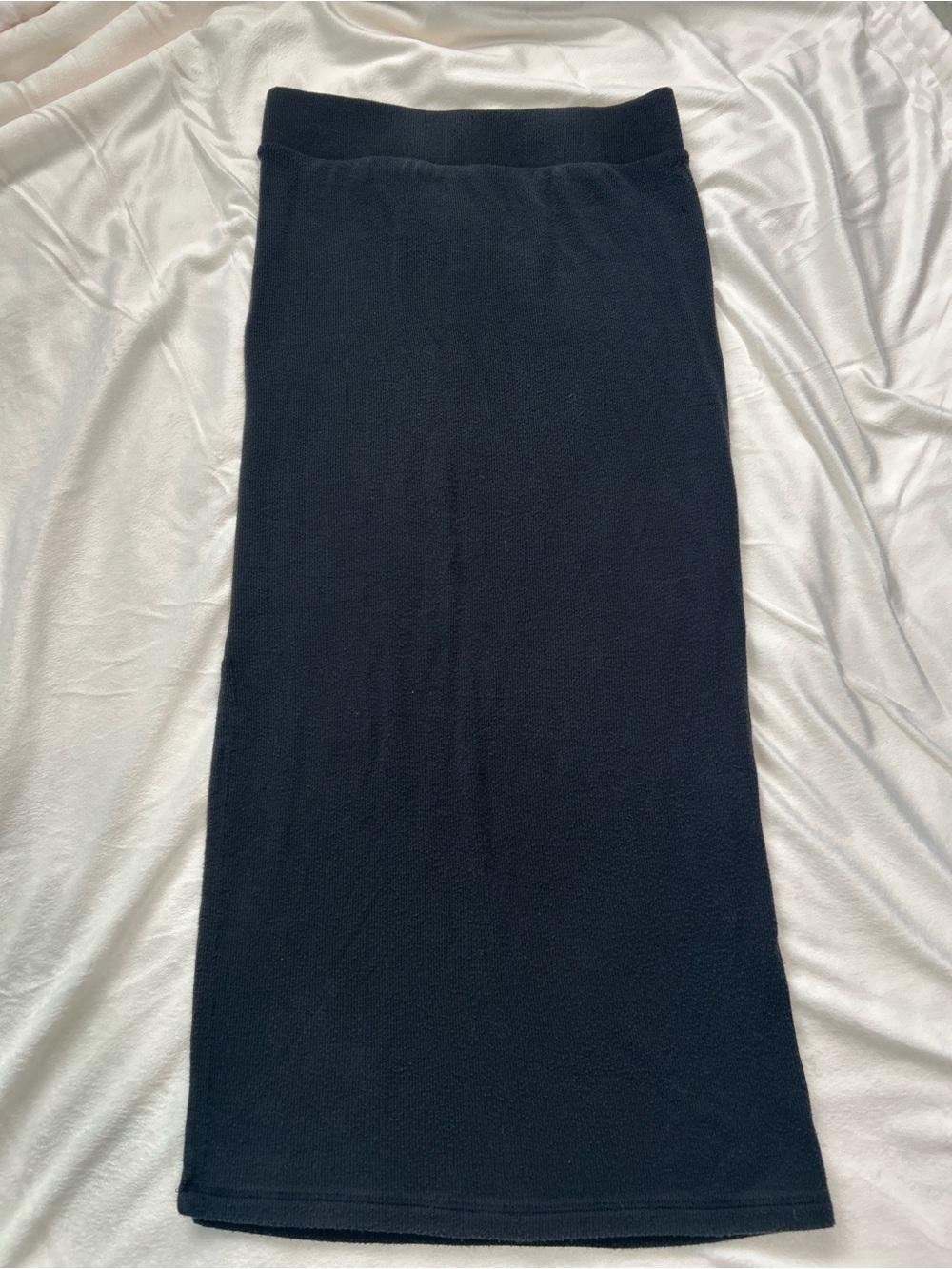 ATM Anthony Thomas Melillo Black Maxi Knit Skirt sz:xs